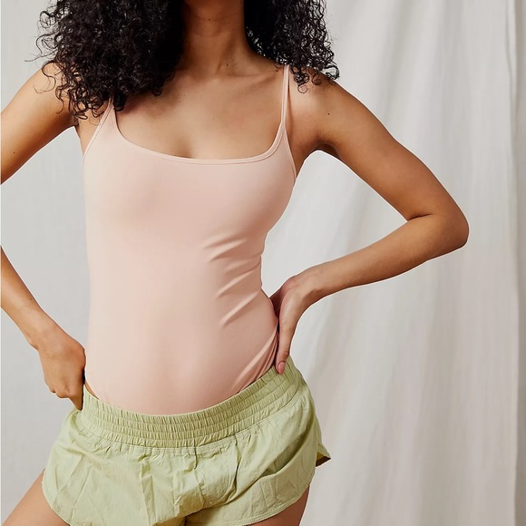 NWT Free People Intimately | Light Pink Bodysuit | Sz XS - Picture 2 of 9